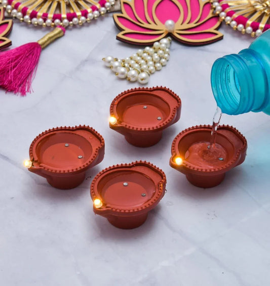 Reusable Water Sensor LED Diya  🪔   (🔥 Diwali Offer Limited Stock 🔥)