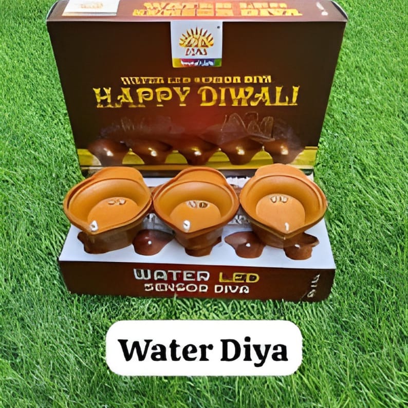 Reusable Water Sensor LED Diya  🪔   (🔥 Diwali Offer Limited Stock 🔥)