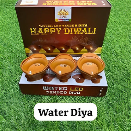 Reusable Water Sensor LED Diya  🪔   (🔥 Diwali Offer Limited Stock 🔥)