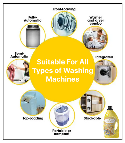 🍋 Lemon Fresh Liquid Washing Machine Cleaner (Buy 1 Get 3 Free 😍)