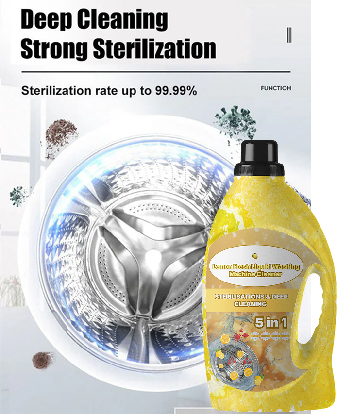 🍋 Lemon Fresh Liquid Washing Machine Cleaner (Buy 1 Get 3 Free 😍)