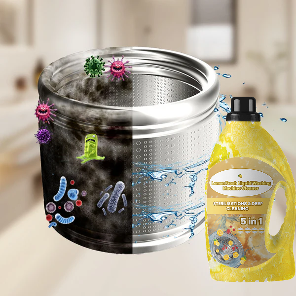 🍋 Lemon Fresh Liquid Washing Machine Cleaner (Buy 1 Get 3 Free 😍)