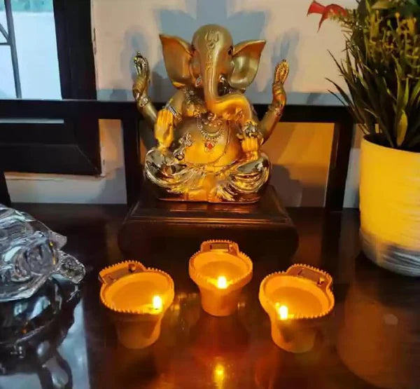 Reusable Water Sensor LED Diya  🪔   (🔥 Diwali Offer Limited Stock 🔥)